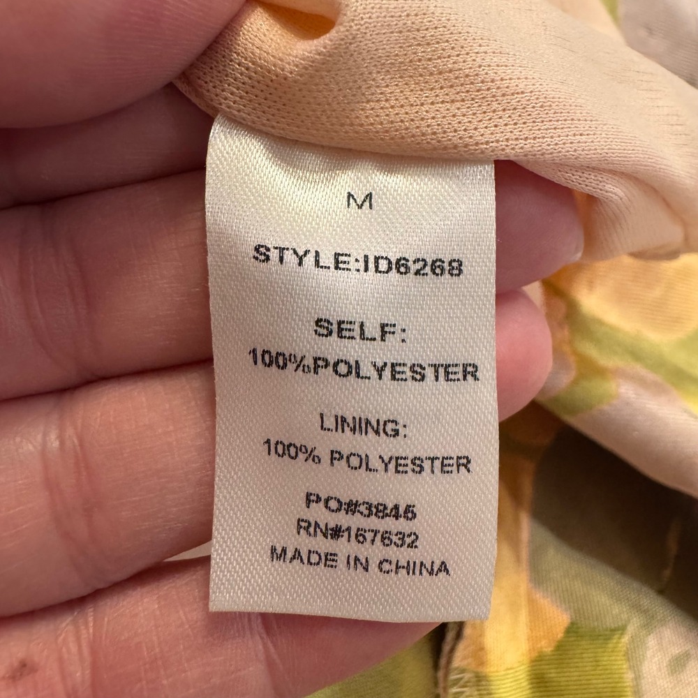 Selfie Leslie Pink & Green Floral Ruffle Mini Dress - Picture 13 of 16